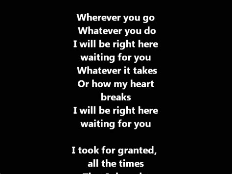 waiting for u lyrics|waiting for you songs.